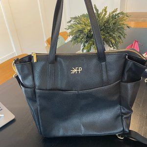 Freshly Picked Classic Carryall Diaper Bag in Ebony - Tote Bag Diaper Bag